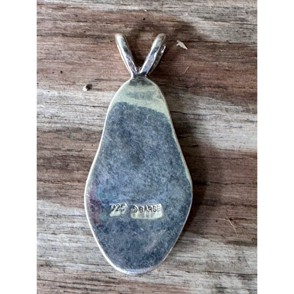 Barse Sterling Silver Pendant With Mother Of Pearl Teardrop14.73g - Picture 4 of 7
